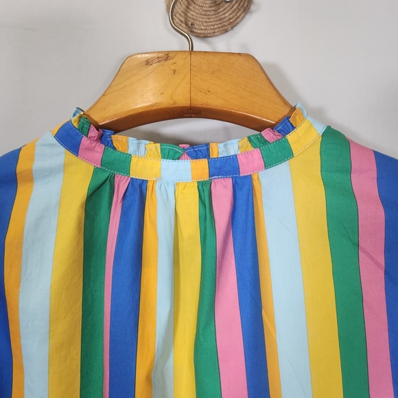 NWT Sugarlips Multicolor Striped Midi Dress Resort 2X - Picture 6 of 13